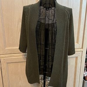 August silk short sleeve cardigan‎